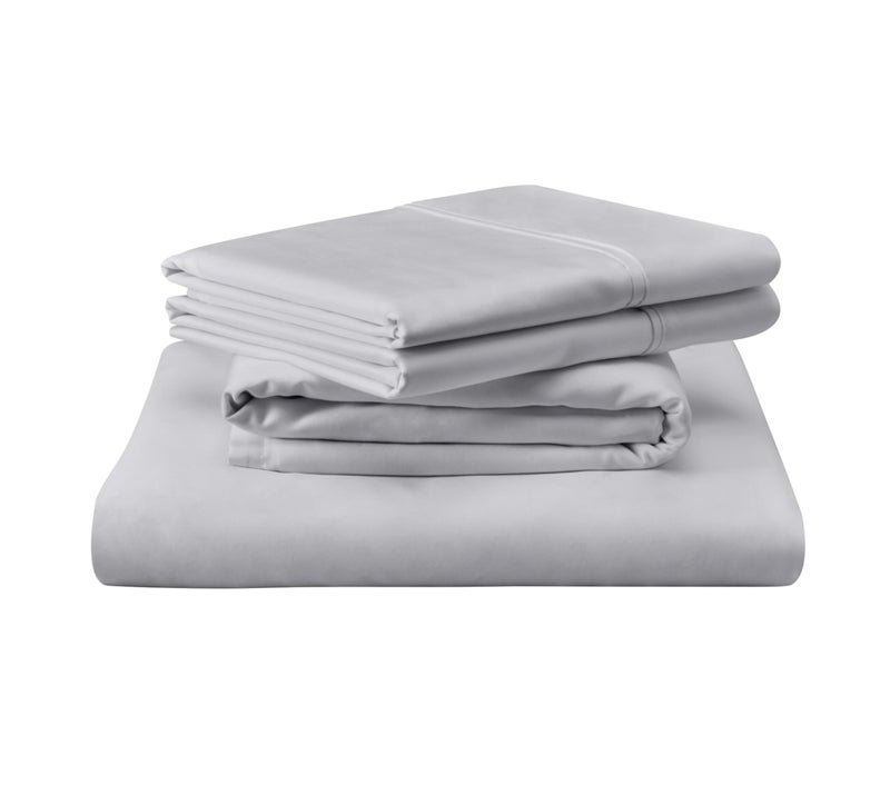 Tempur-Pedic TEMPUR Luxe Egyptian Cotton Sheet Set Silver Mist - Full - Image 1